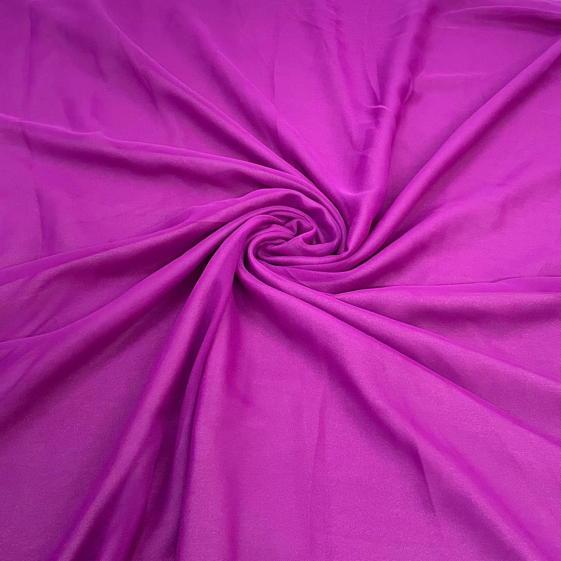 Purple Solid Georgette Fabric - TradeUNO