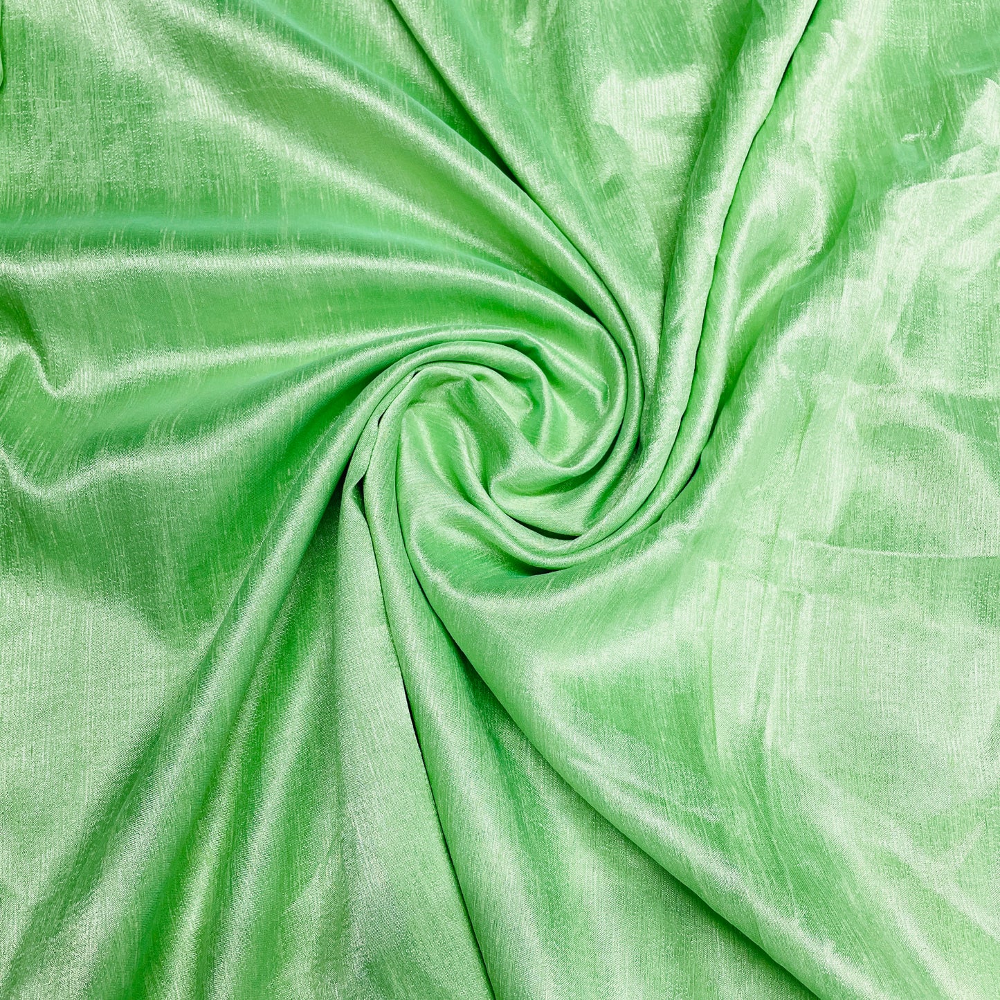 Parrot Green Solid Raw Silk Fabric - TradeUNO