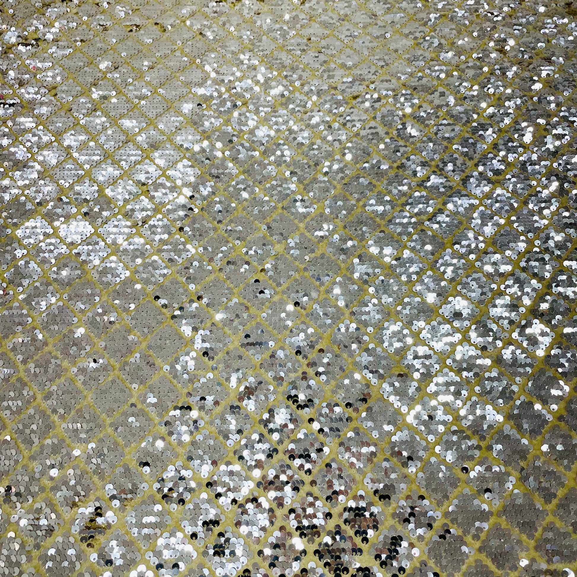 Golden Sequence Embroidery Velvet with Lycra Fabric - TradeUNO