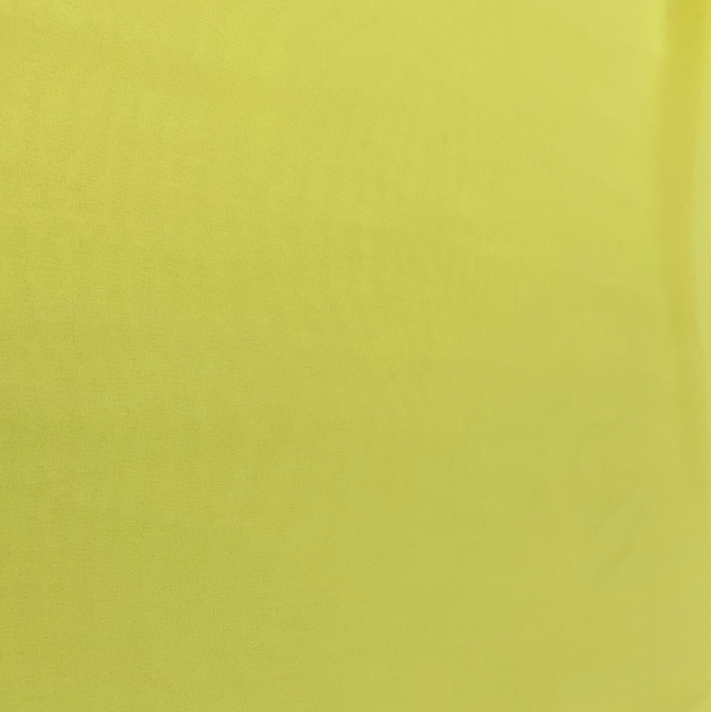 Light Yellow Solid Georgette Fabric - TradeUNO
