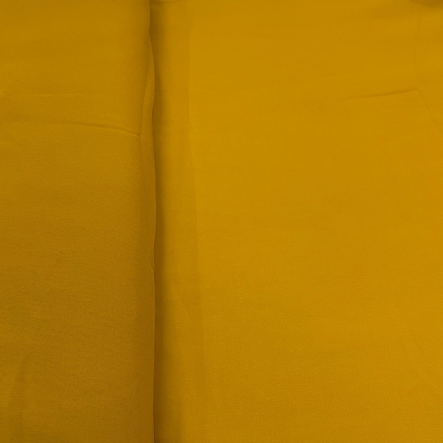 Mustard Solid Georgette Fabric - TradeUNO