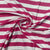 White With Pink Stripes Crepe Fabric - TradeUNO