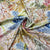 Multi Color Digital Print Twill Silk Fabric - TradeUNO