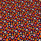 Navy Blue with Multicolor Floral Crepe Lycra Fabric - TradeUNO
