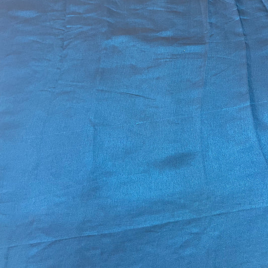 Dark Blue Dual Shade Solid Royal Satin Fabric