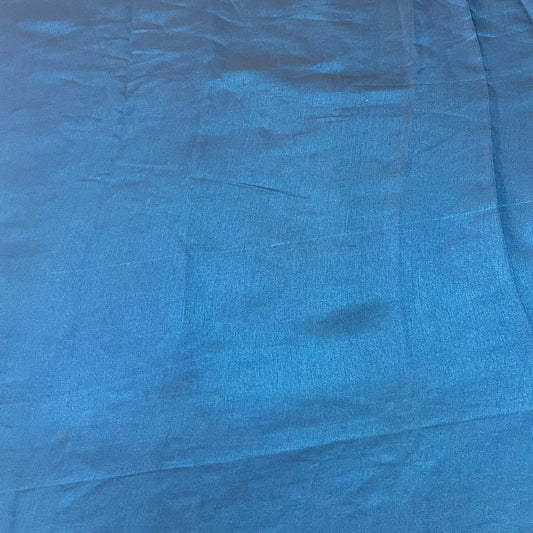 Dark Blue Dual Shade Solid Royal Satin Fabric