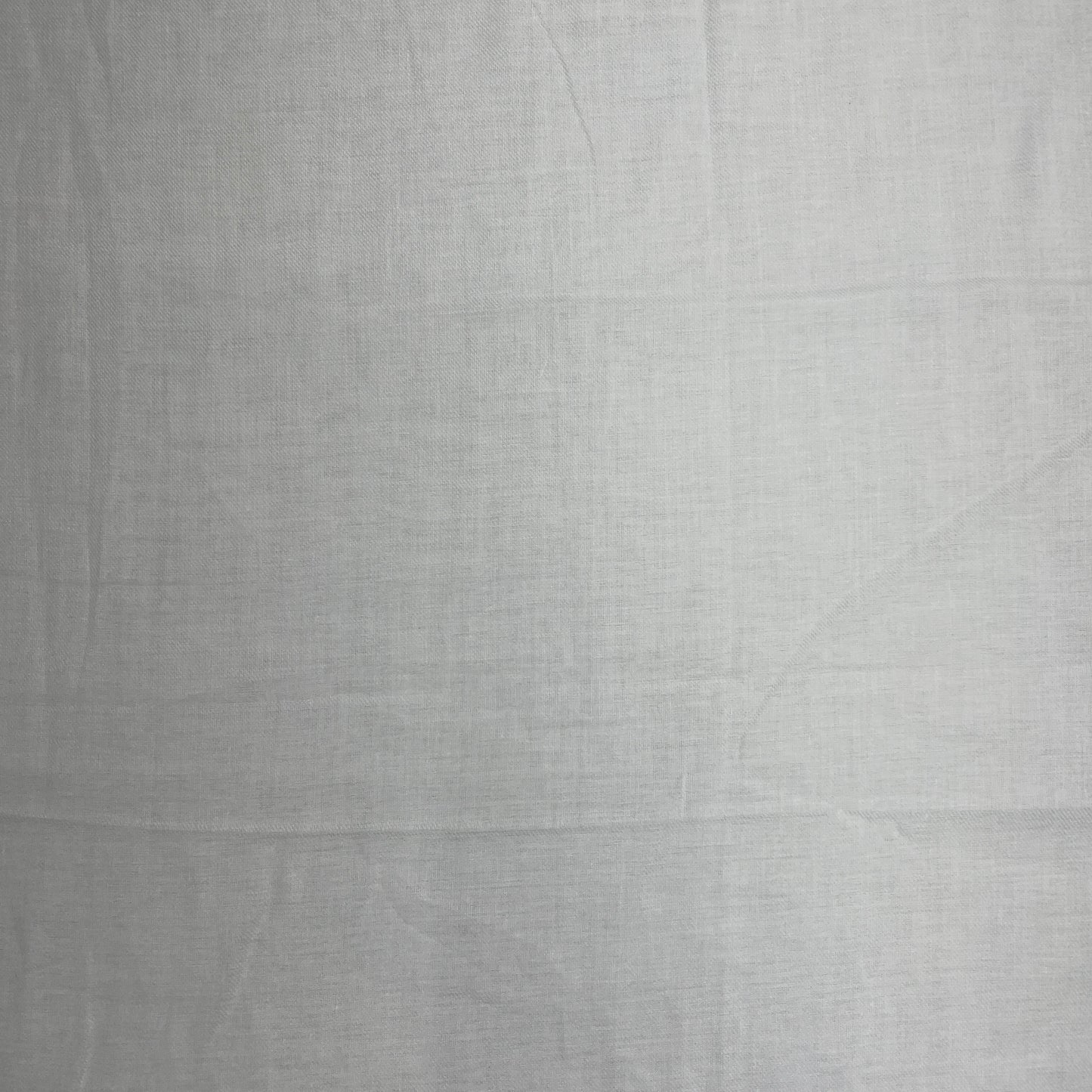 White Solid Cotton Polyster Fabric - TradeUNO