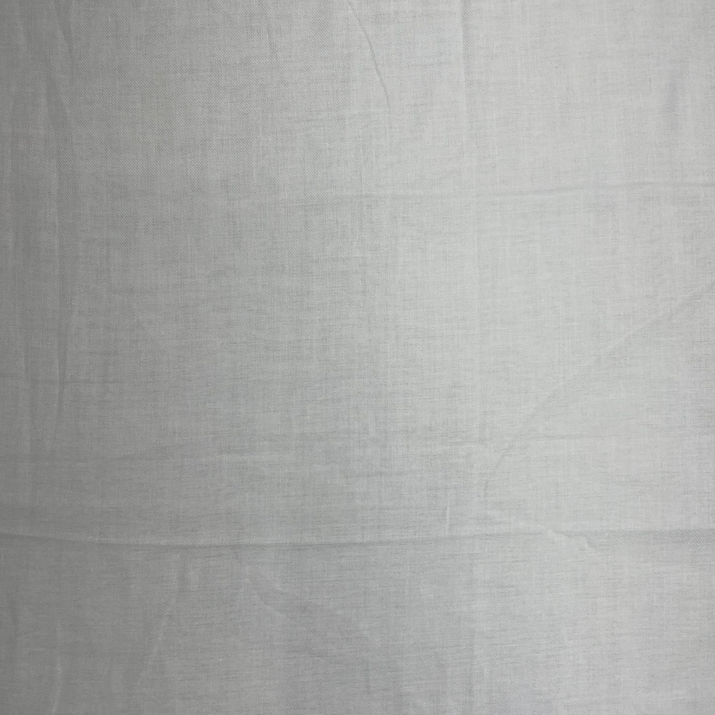 White Solid Cotton Polyster Fabric - TradeUNO