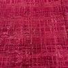 Red Checks Sequence Embroidery Net Fabric - TradeUNO
