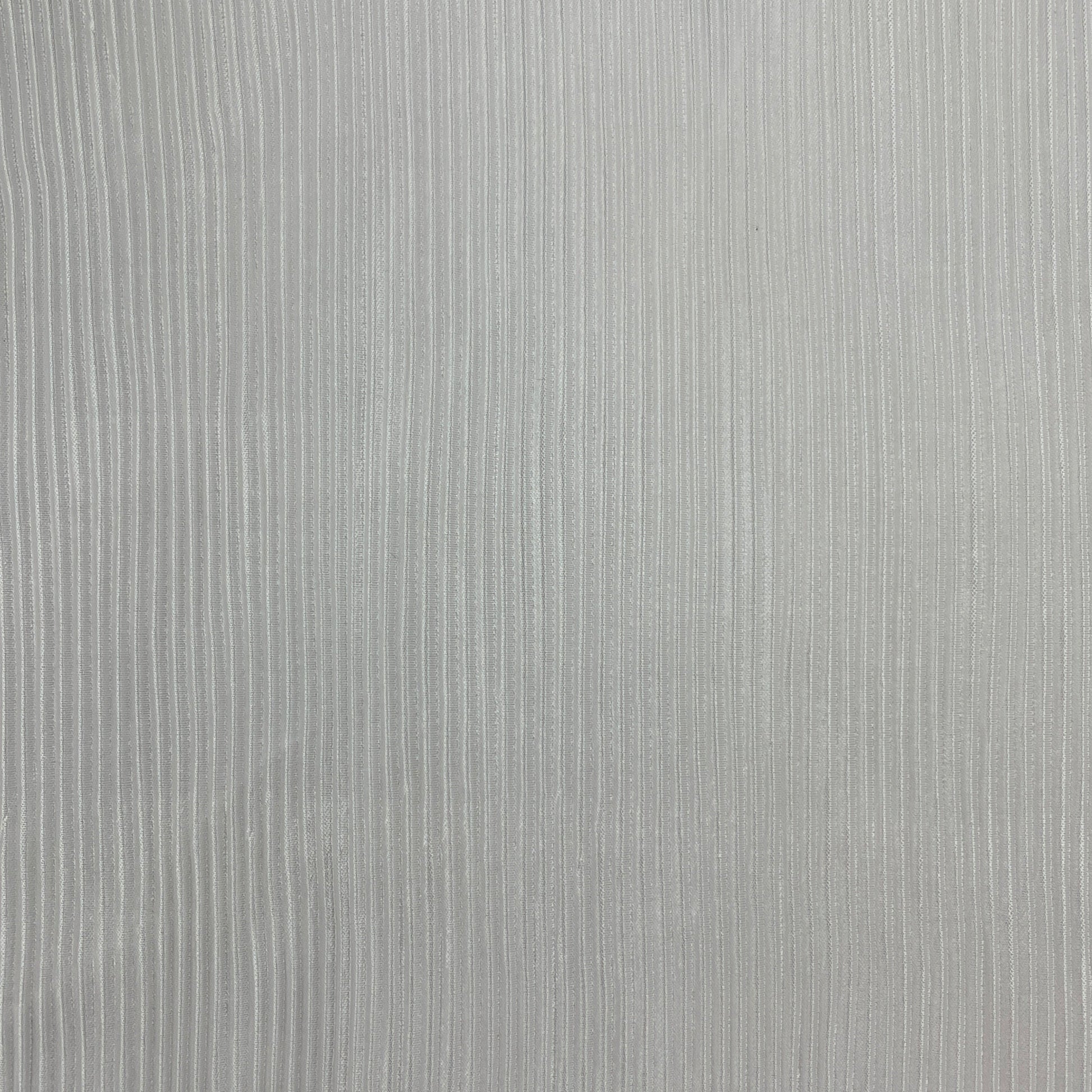 White Solid Pleated Satin Fabric - TradeUNO