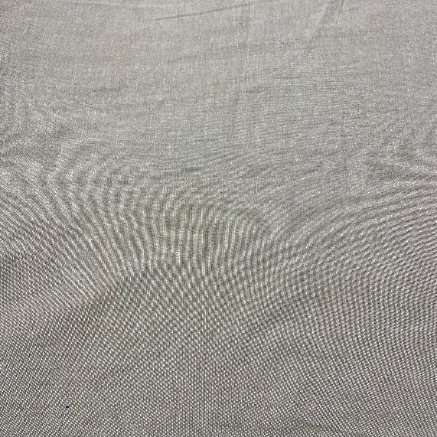 Beige Solid Chambray Cotton Fabric 58 Inches