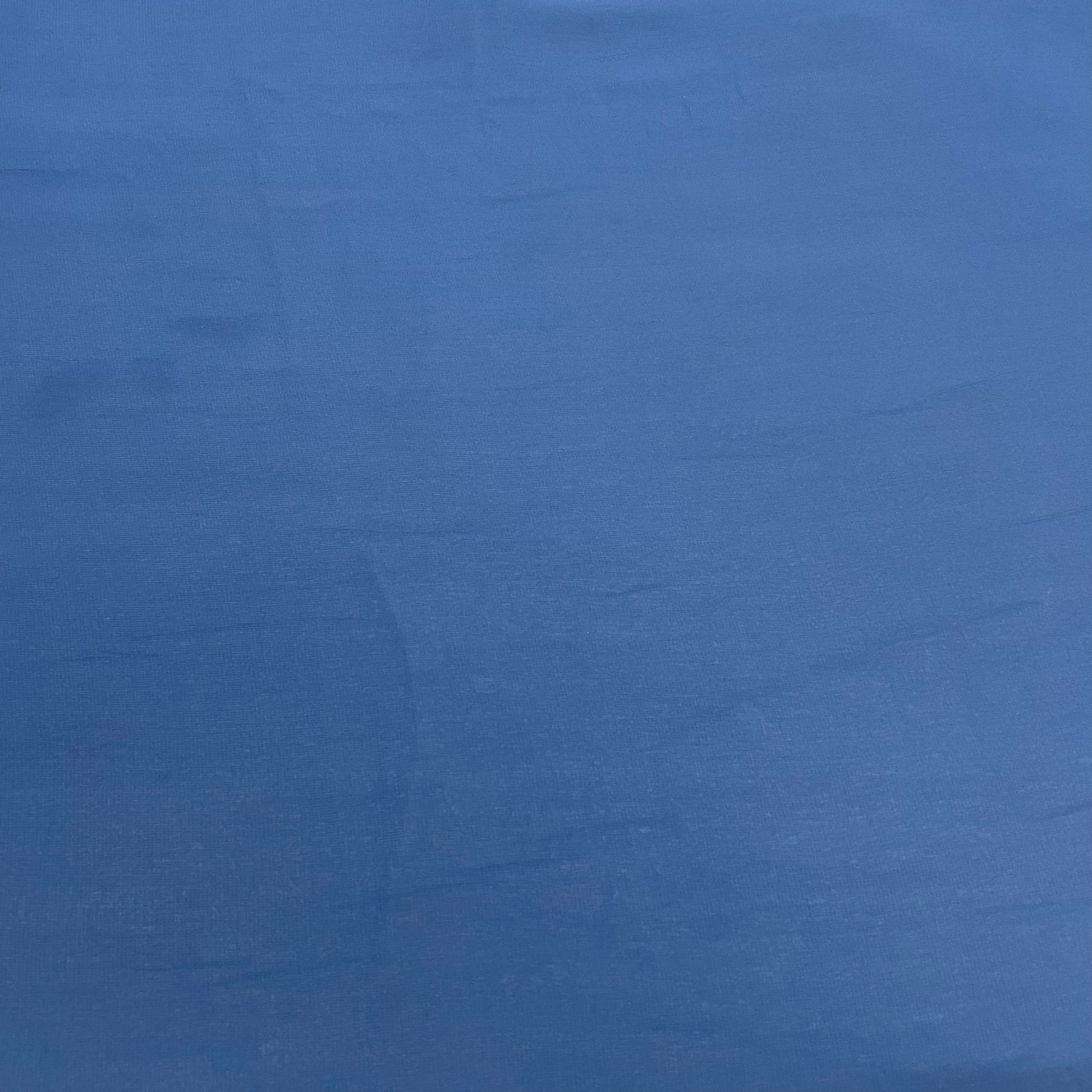 Aegean Blue Solid Geogrette Fabric