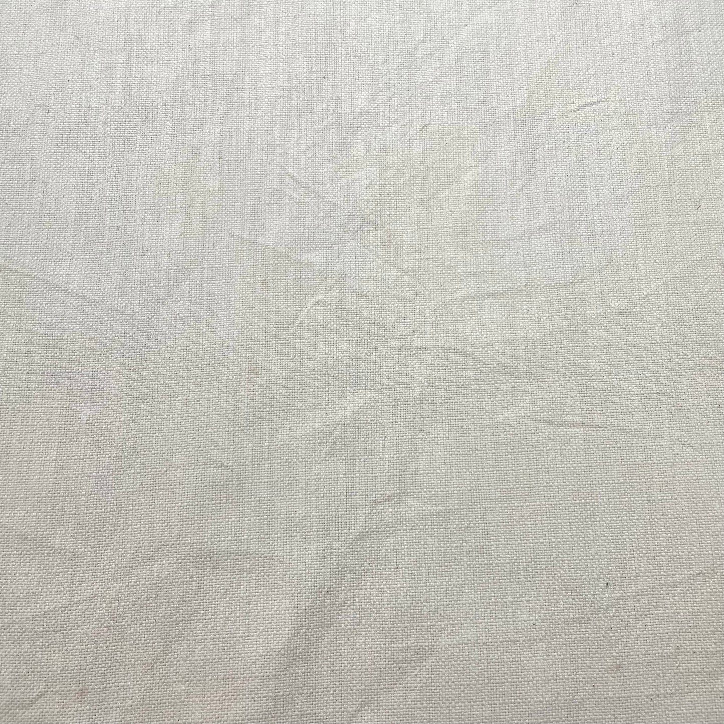 Cream Solid Slub Fabric - TradeUNO