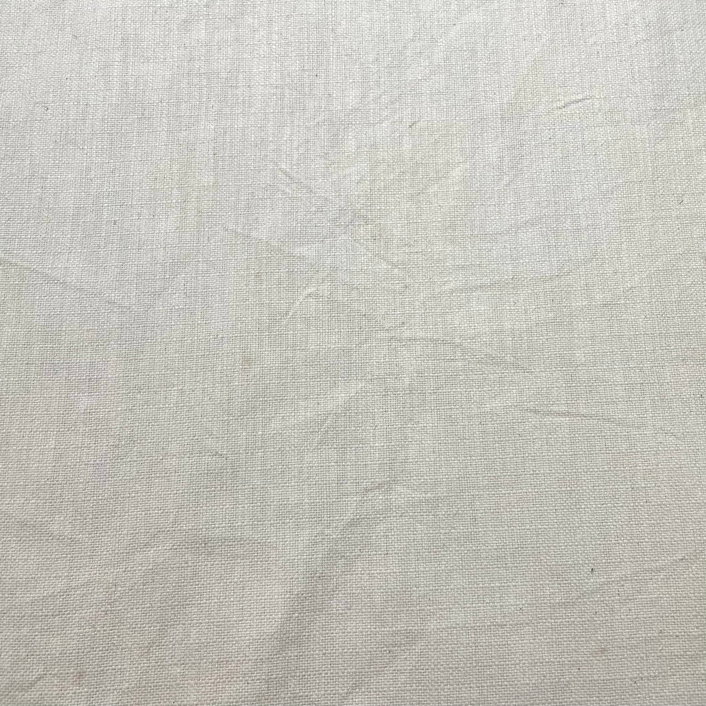 Cream Solid Slub Fabric - TradeUNO