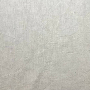 Cream Solid Slub Fabric - TradeUNO