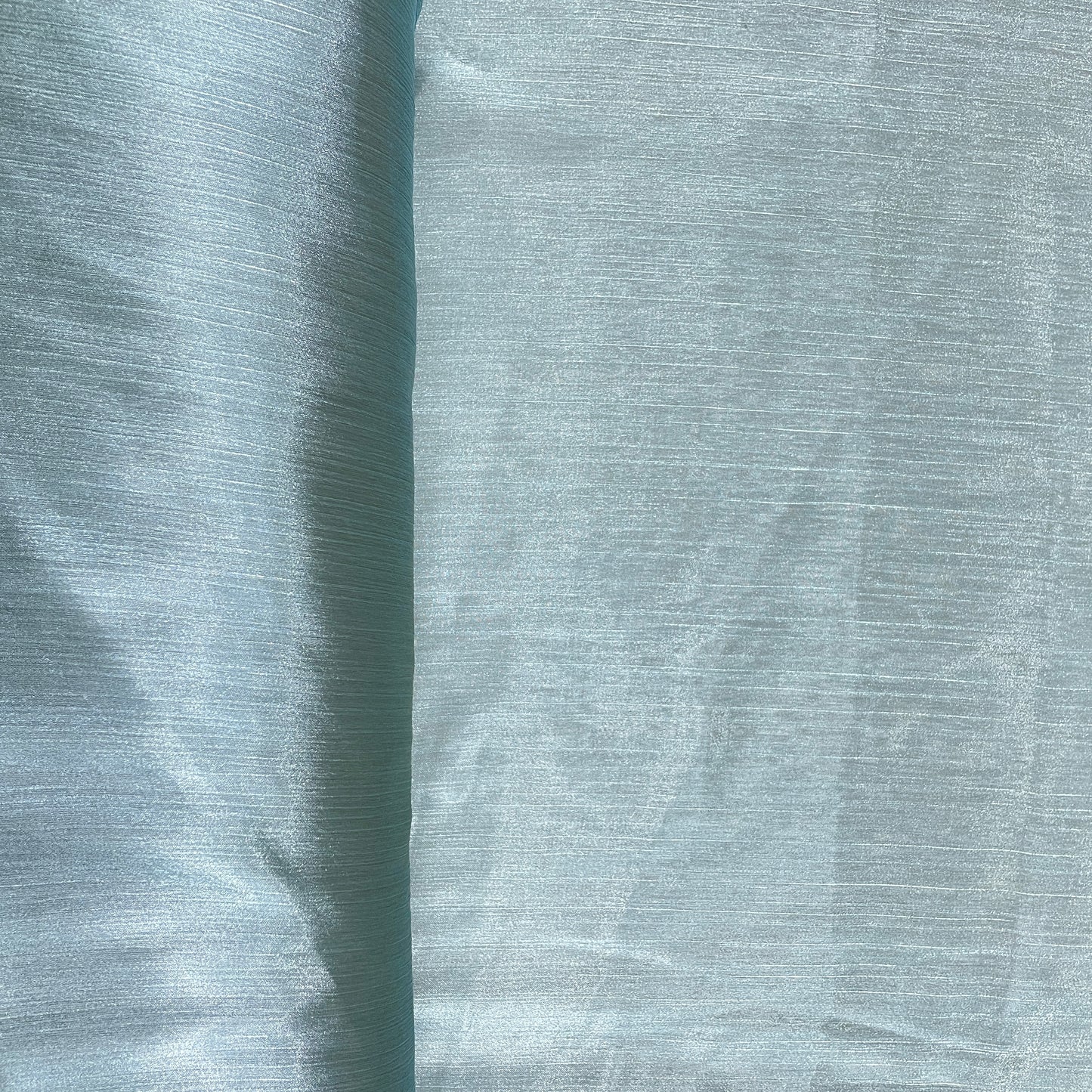 Turquoise Green Chiffon Fabric