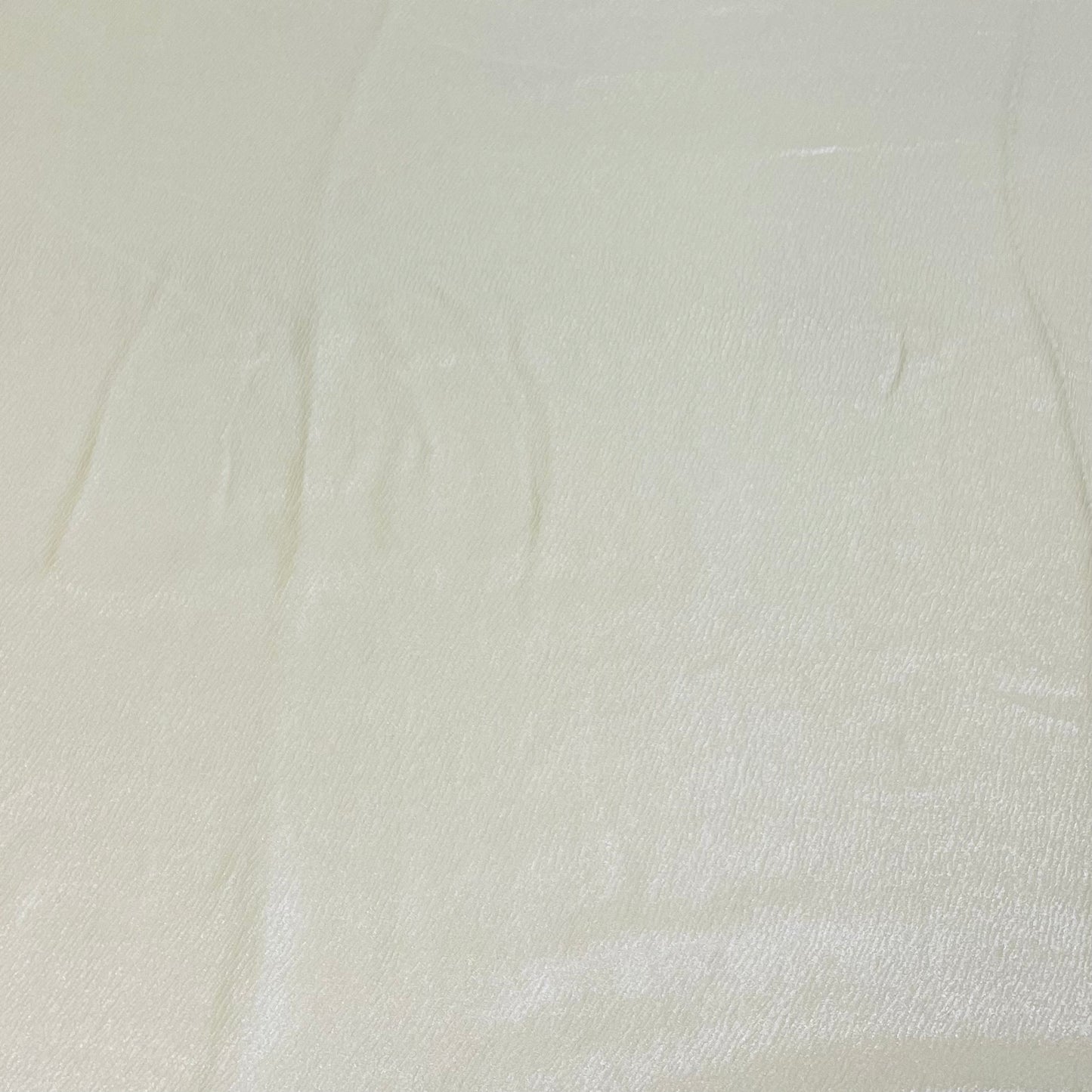 Beige Silver Crush With Foil Georgette Satin Fabric - TradeUNO