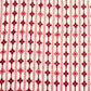 White & Red Geometrical Print Cotton Fabric - TradeUNO