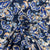 Navy Blue With Blue Paisley Print Rayon Fabric - TradeUNO