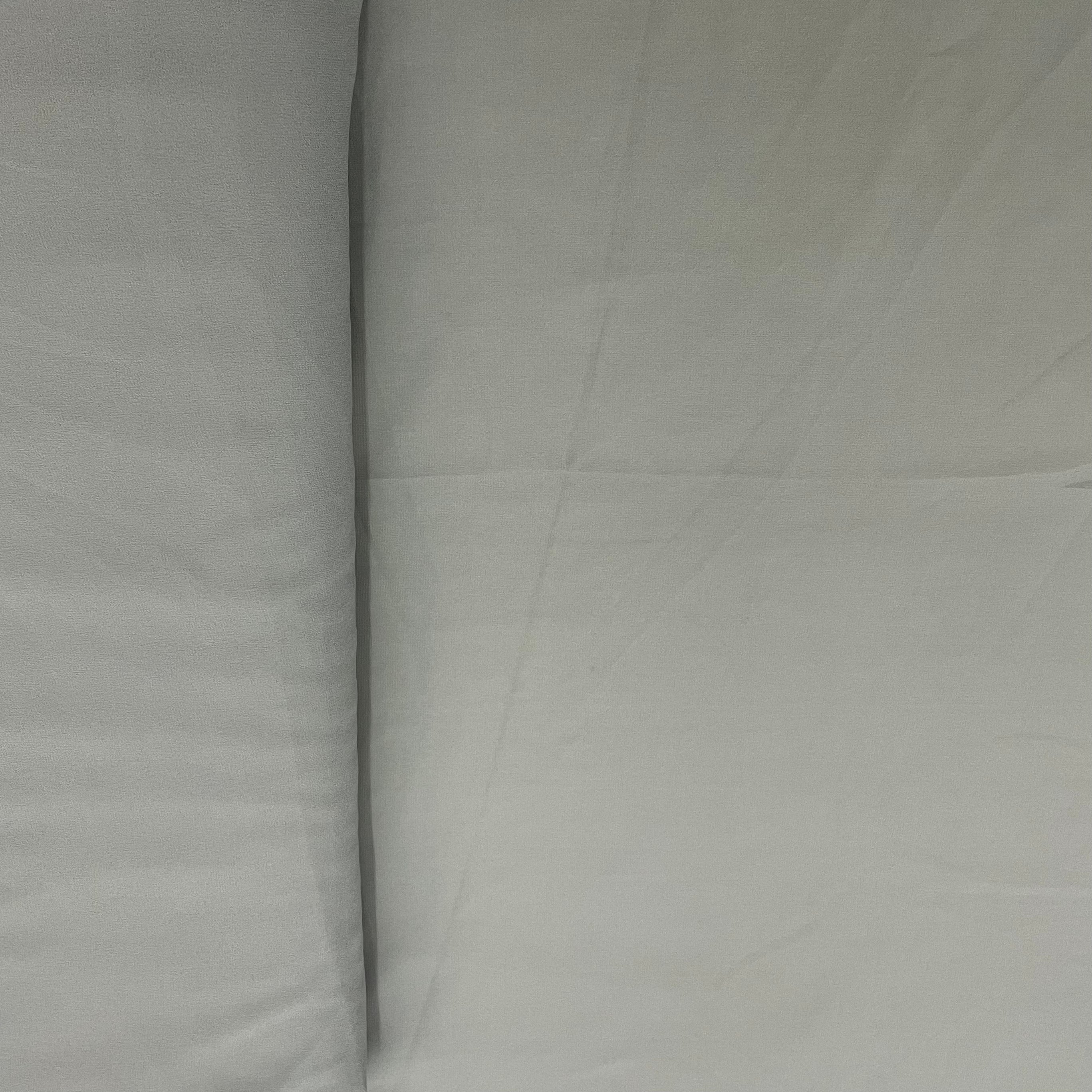 Dark Grey Solid Georgette Fabric - TradeUNO