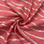 Pink With White Stripes Chanderi Silk Fabric - TradeUNO