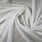 White Solid RFD Silk Georgette Dyeable Fabric - TradeUNO