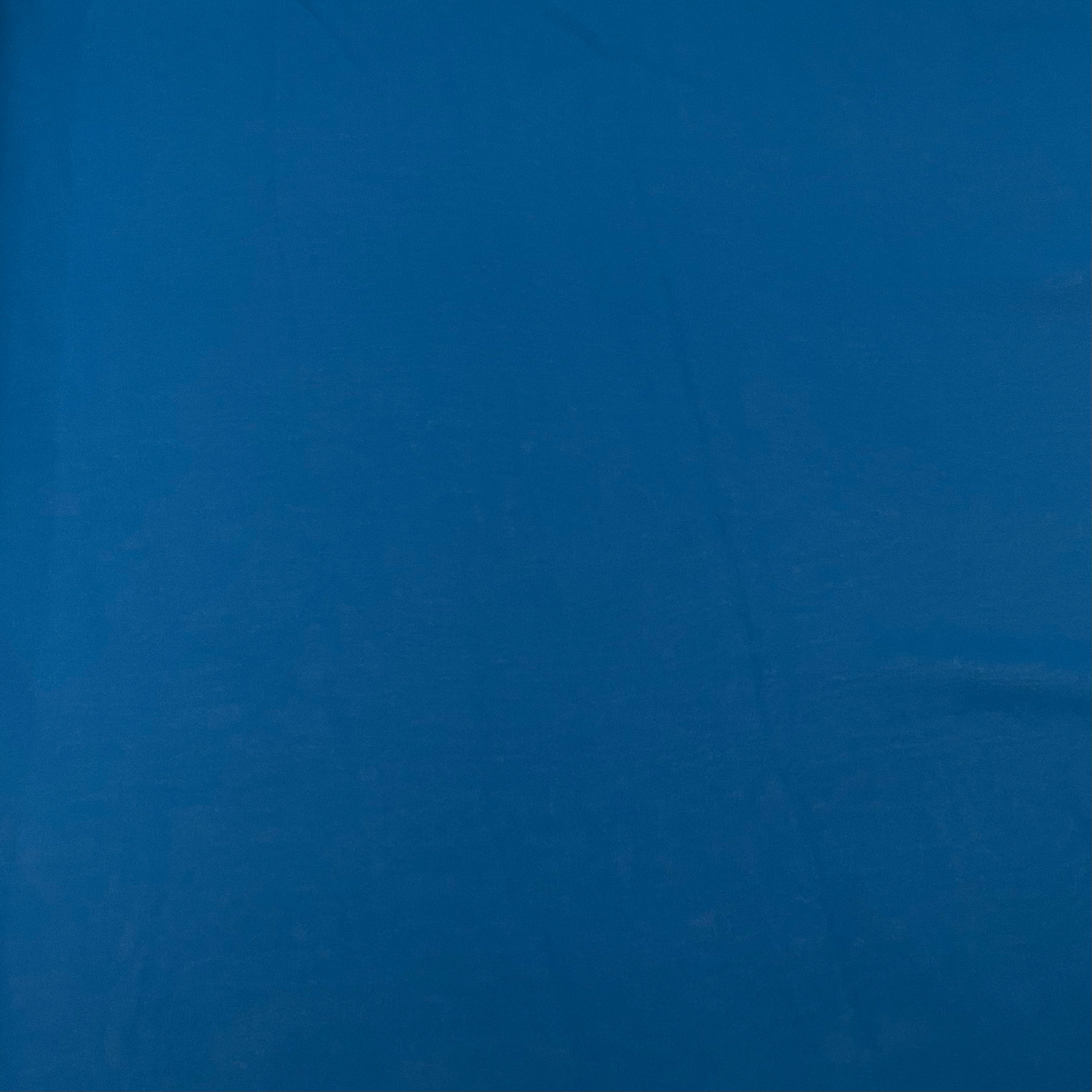 Cerulean Blue Solid Georgette Fabric - TradeUNO