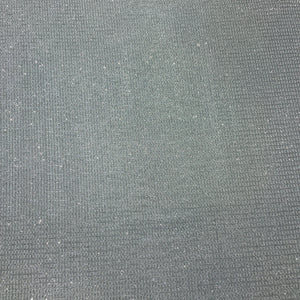 Grey Foil Print Shimmer Knitted Lycra Fabric - TradeUNO