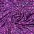 Purple Floral Crepe Fabric - TradeUNO