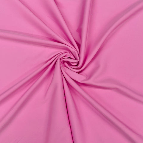Pink Solid Banana Crepe Fabric - TradeUNO