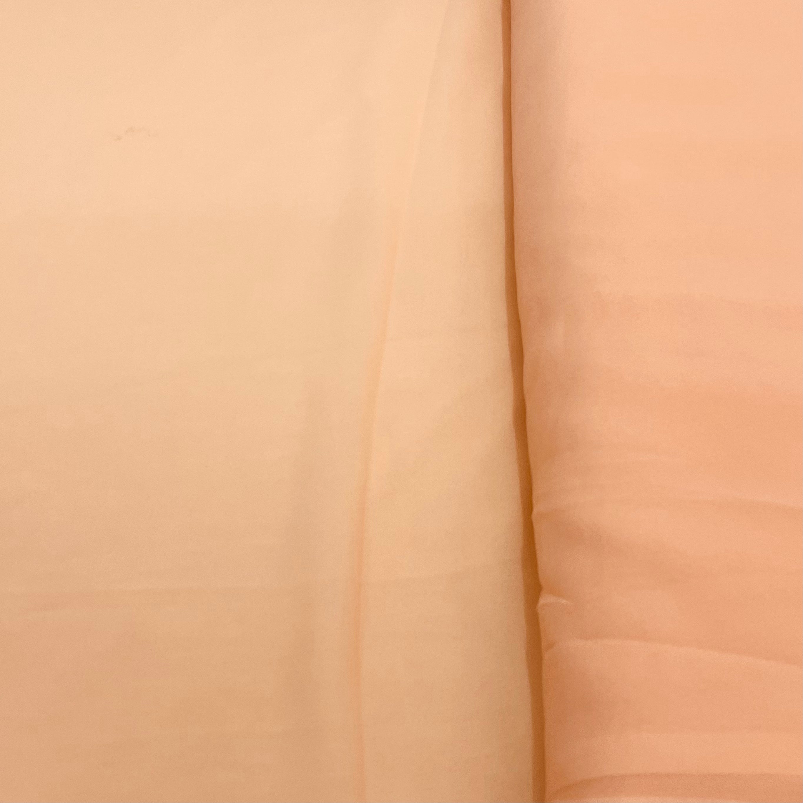 Peach Solid Georgette Fabric - TradeUNO