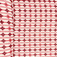 White & Red Geometrical Print Cotton Fabric - TradeUNO