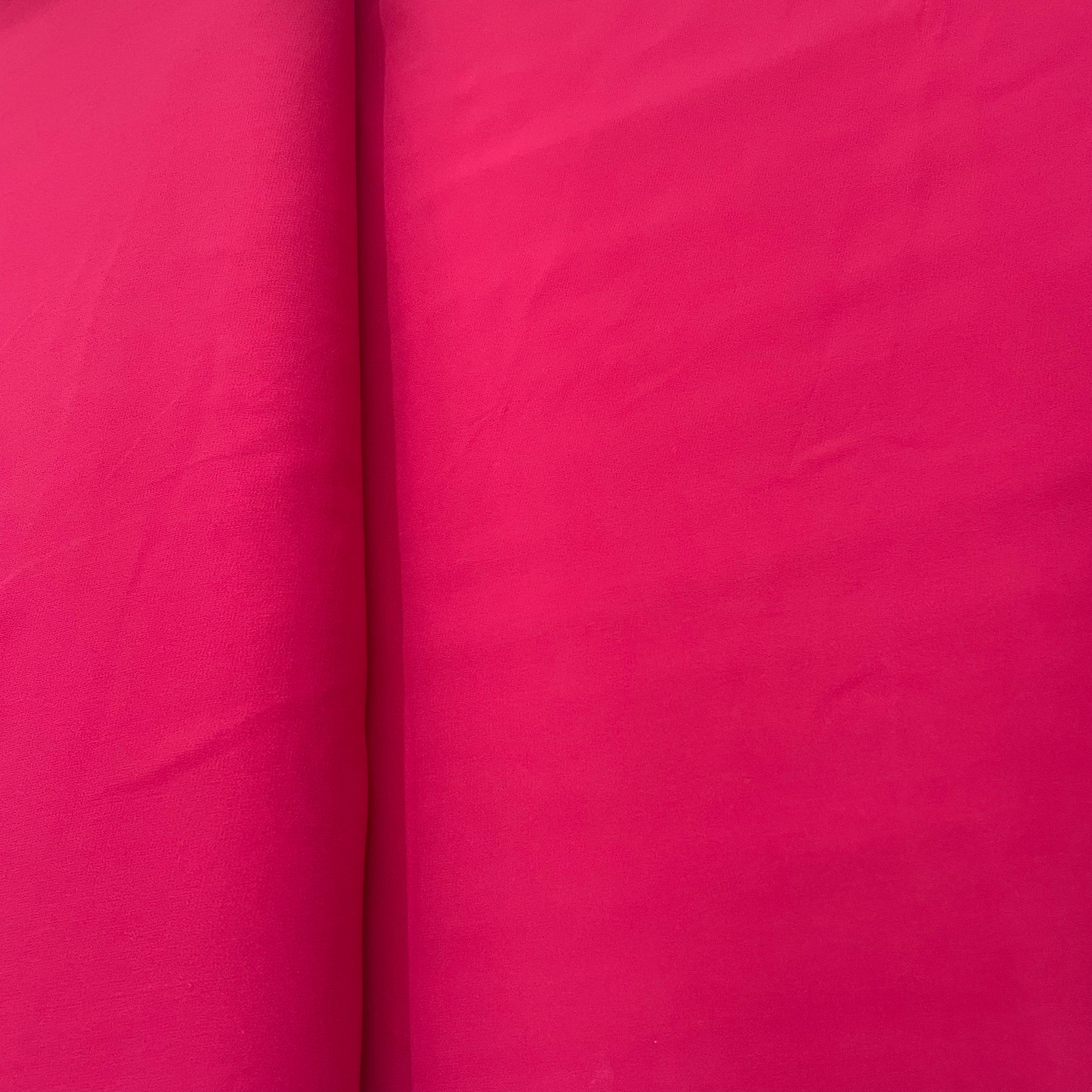Queen Pink Solid Georgette Fabric - TradeUNO
