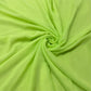 Lime Green Solid Georgette Fabric - TradeUNO