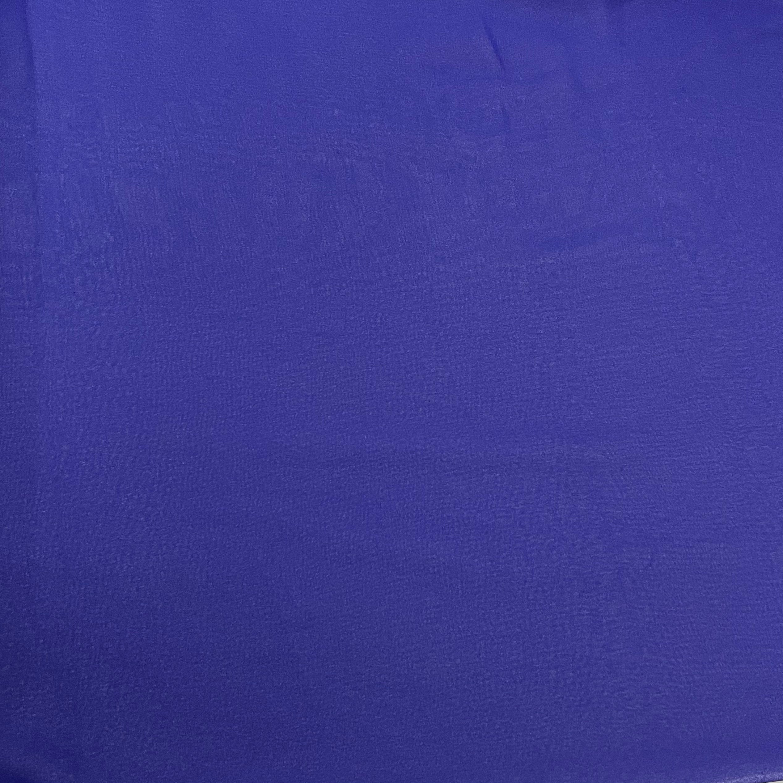 Dark Blue Solid Georgette Fabric - TradeUNO