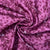Light Pink With Maroon Floral Crepe Fabric ,Plain Weave - TradeUNO
