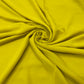 Lemon Yellow Solid Georgette Fabric - TradeUNO