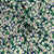 Green With White Floral Print Rayon Fabric - TradeUNO