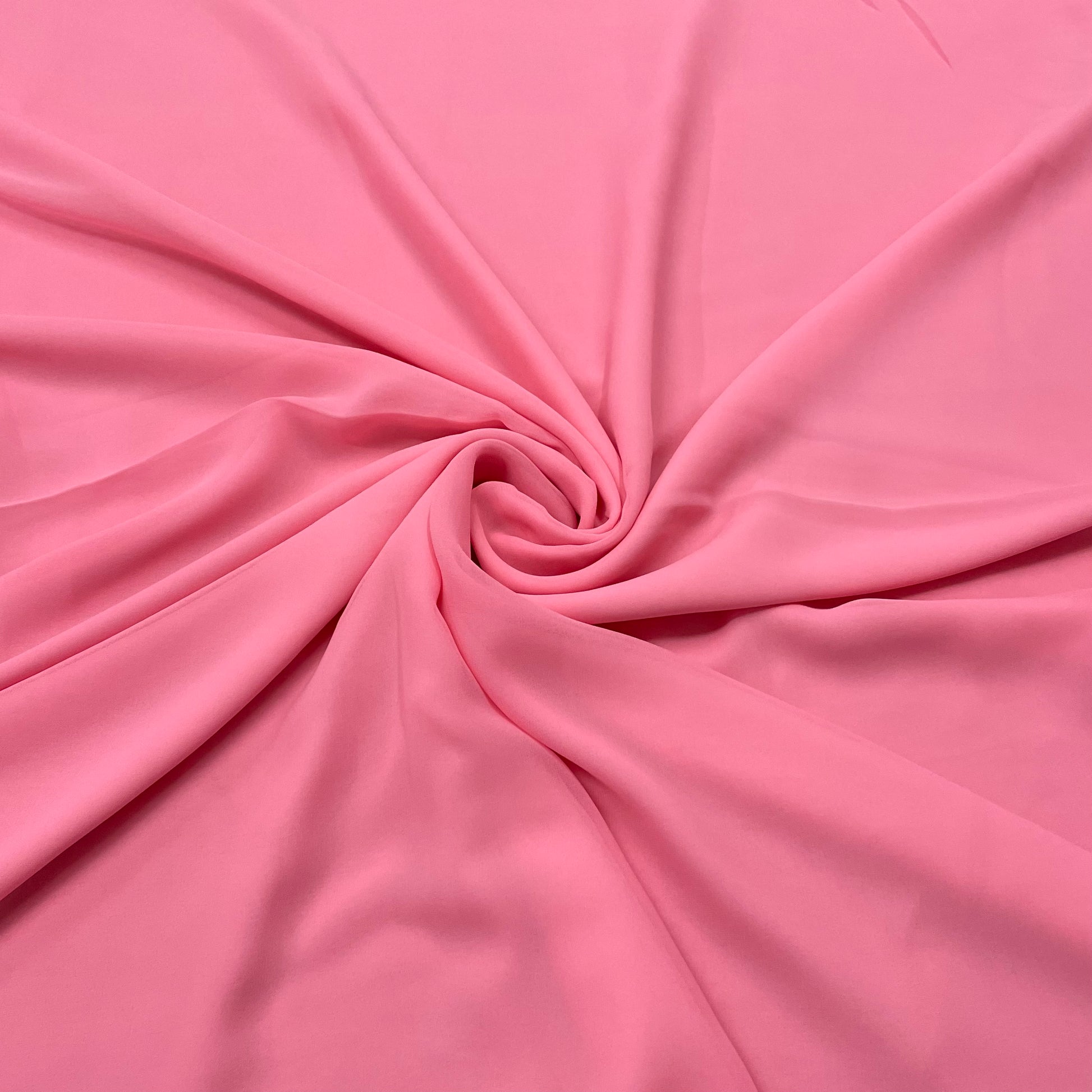 Neon Pink Solid Georgette Fabric - TradeUNO