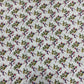 White With Yellow Floral Print Rayon Fabric - TradeUNO