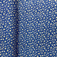 Blue With Cream Floral Print Rayon Fabric - TradeUNO
