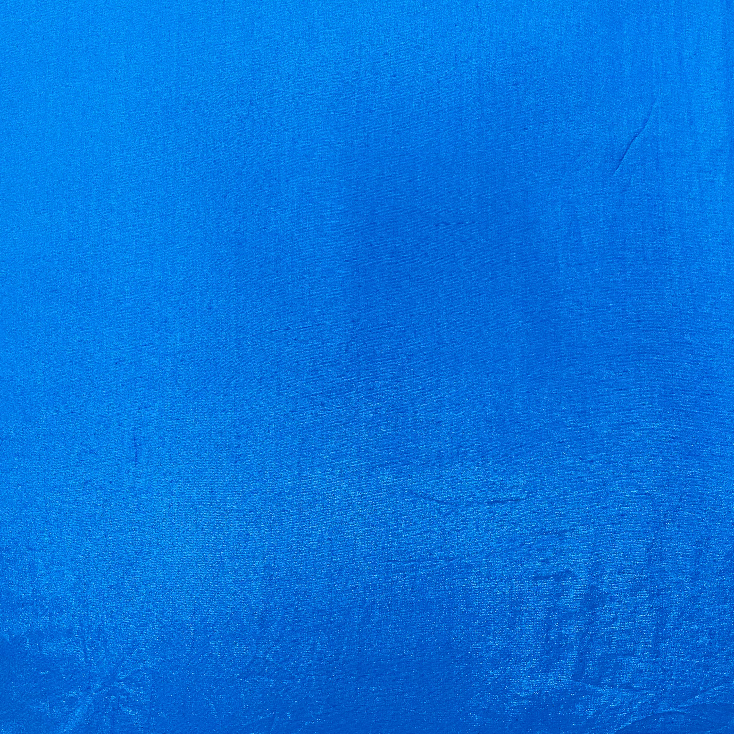 Azure Blue Solid Santoon Fabric - TradeUNO
