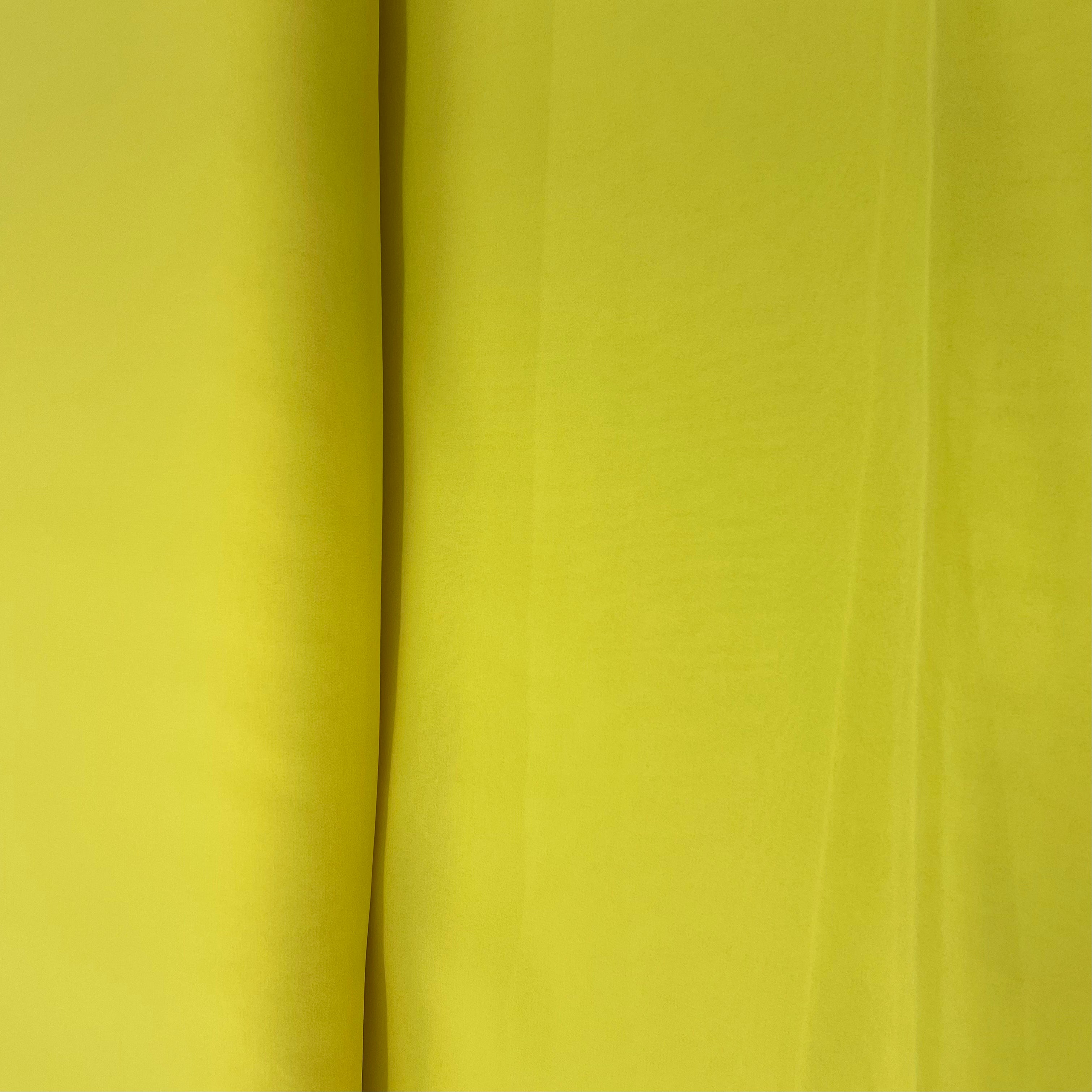 Light Yellow Solid Georgette Fabric - TradeUNO