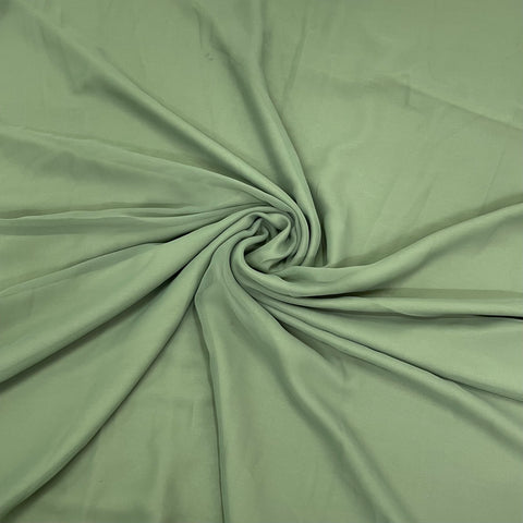 Hunter Green Solid Georgette Fabric - TradeUNO