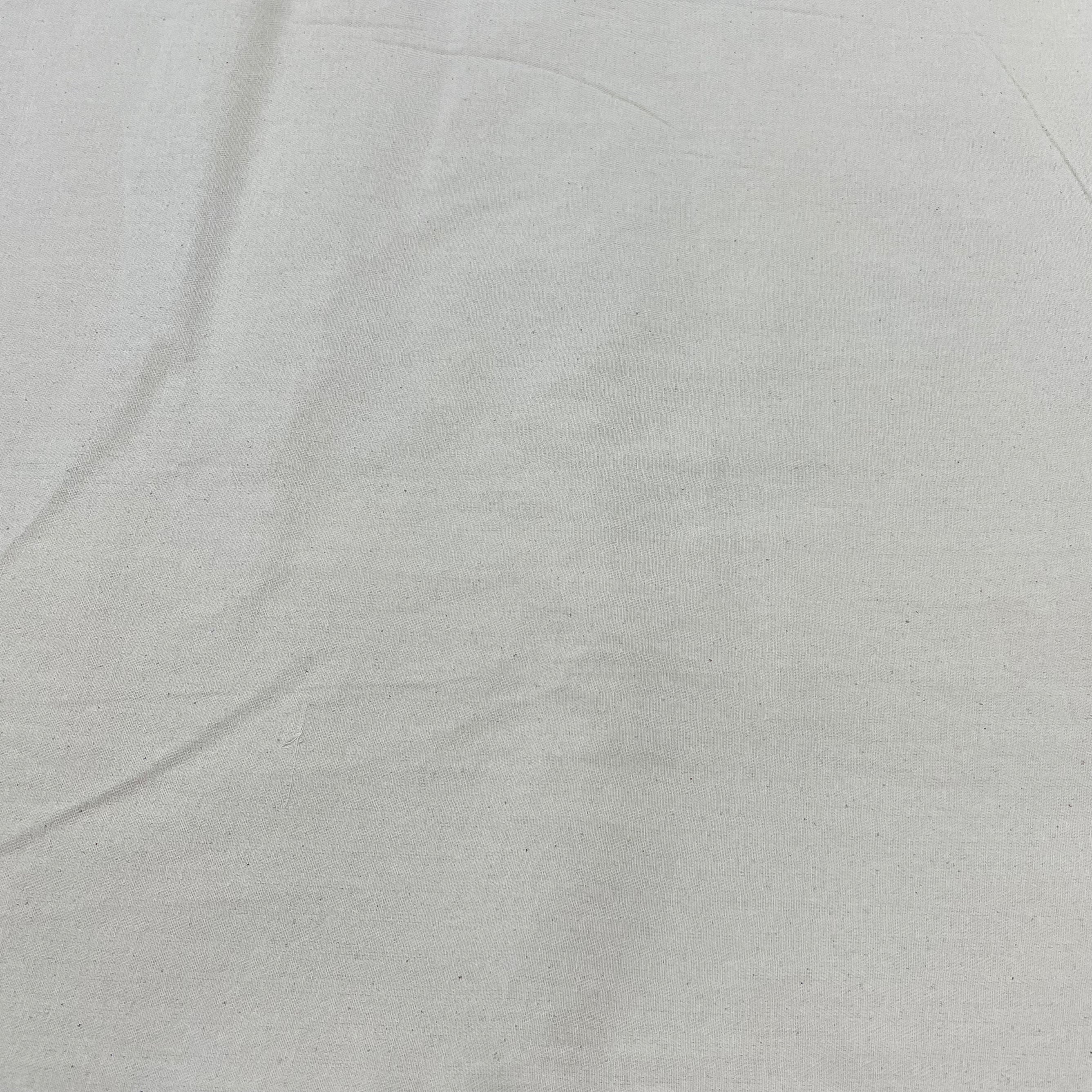 Cream Solid 20 x 20/ 96 x 48 Drill Fabric - TradeUNO