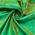 Green With Gold Zari Leaf Print Banarasi Brocade Fabric - TradeUNO