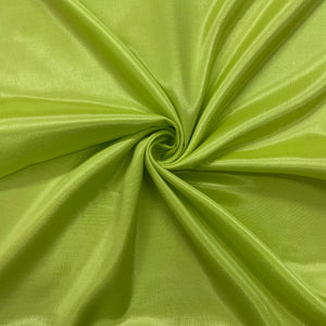 Lime Green Solid Santoon Fabric - TradeUNO