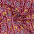 Red Maroon Blue Ajrakh Print Cotton Fabric - TradeUNO