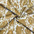 Dark Yellow & White Floral Print Cotton Fabric - TradeUNO
