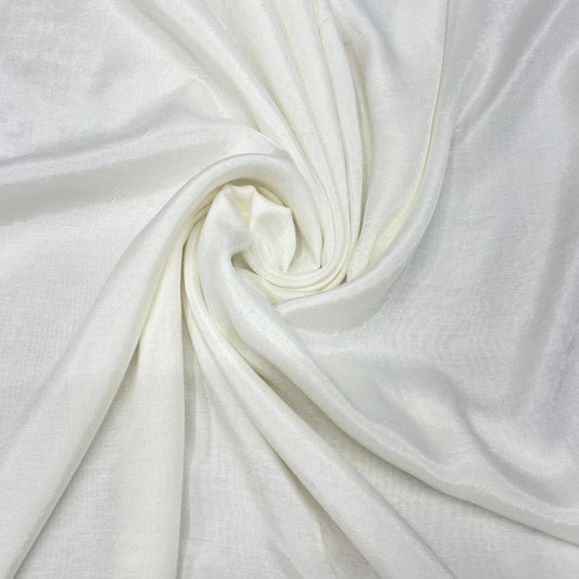 White Solid Dyeable Santoon Fabric